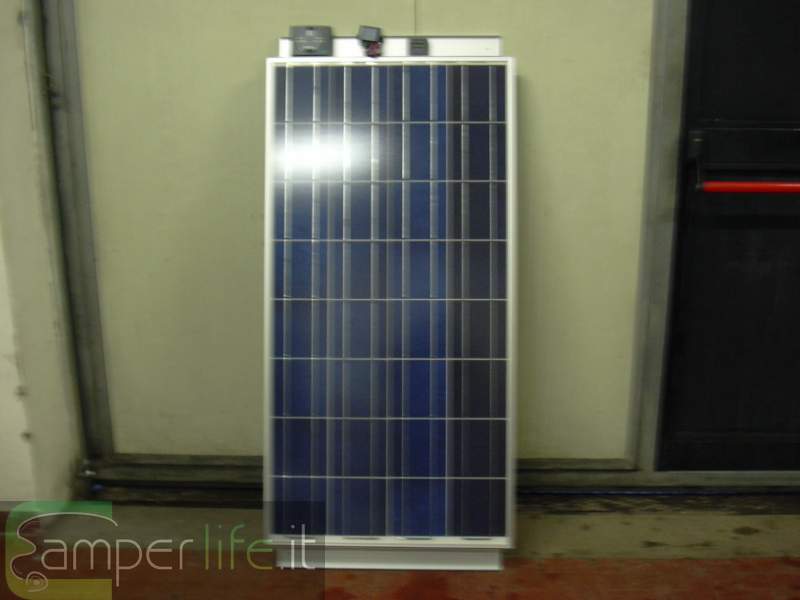 camper fai da te pannello fotovoltaico