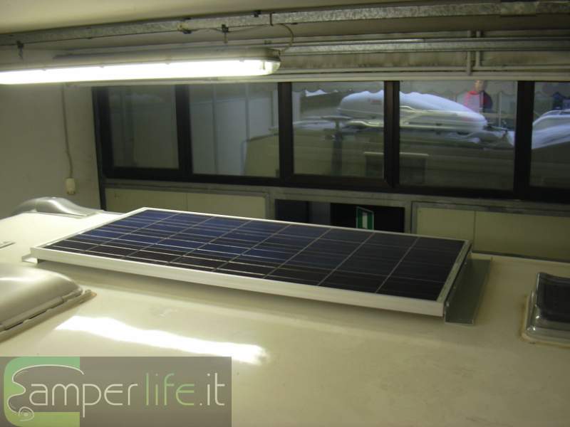 camper fai da te pannello fotovoltaico