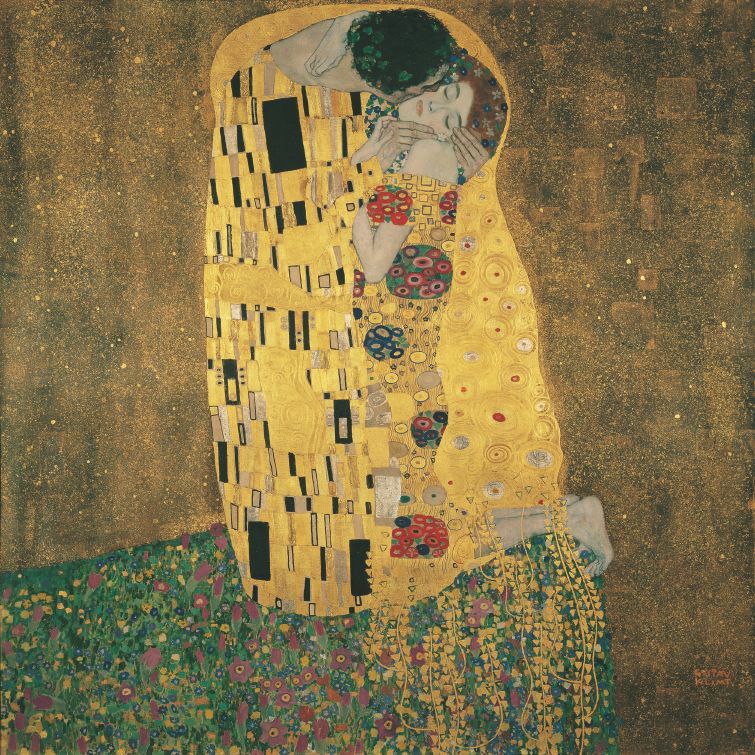 Gustav Klimt: il Bacio