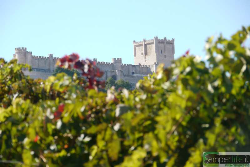 camper viaggi spagna Castello Penafiel