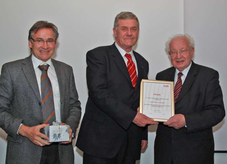 da sin. Konrad  Weissteiner, Alessando M. Butturini e Kurt Kober