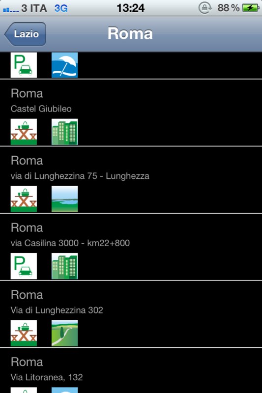 CamperlifeApp per iPhone, ricerca per località camper camperlifeapp app iphone
