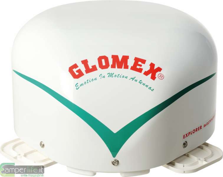 camper glomex satellitare antenna parabola