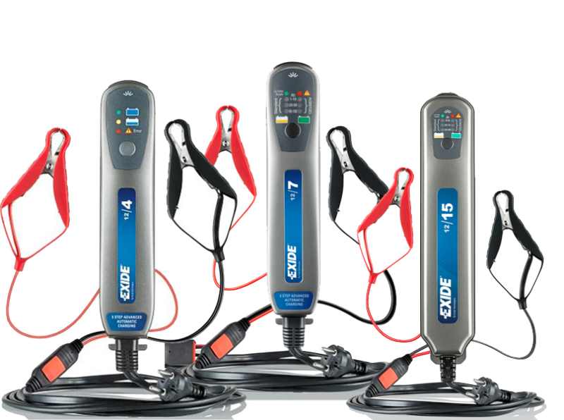 I nuovi caricabatterie automatici Exide camper batteria caricabatteria exide