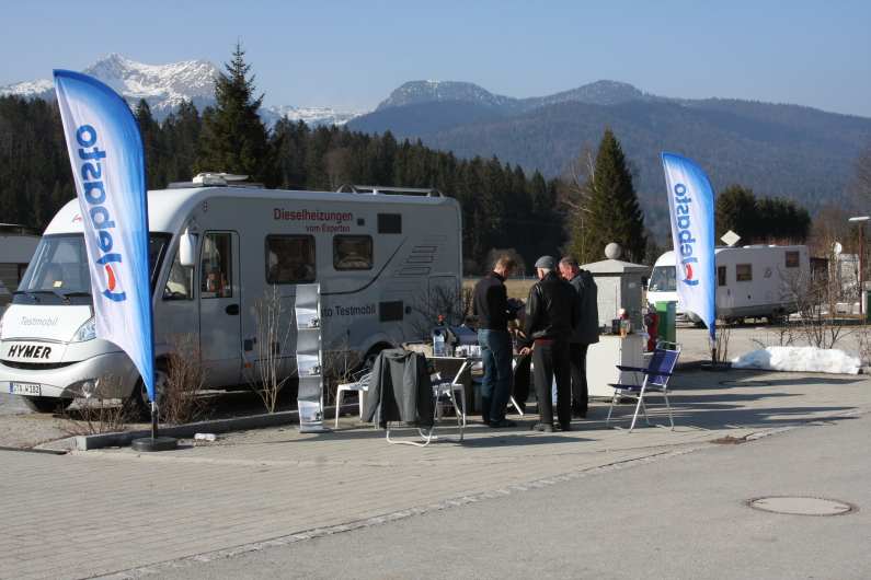 Una immagine dal tour invernale Webasto del 2011