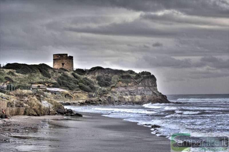 Tor Caldara, ad Anzio - foto di Federico Ghilardi camper lazio latina anzo tor caldara