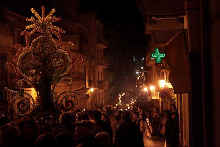 la processione dell'Immacolata