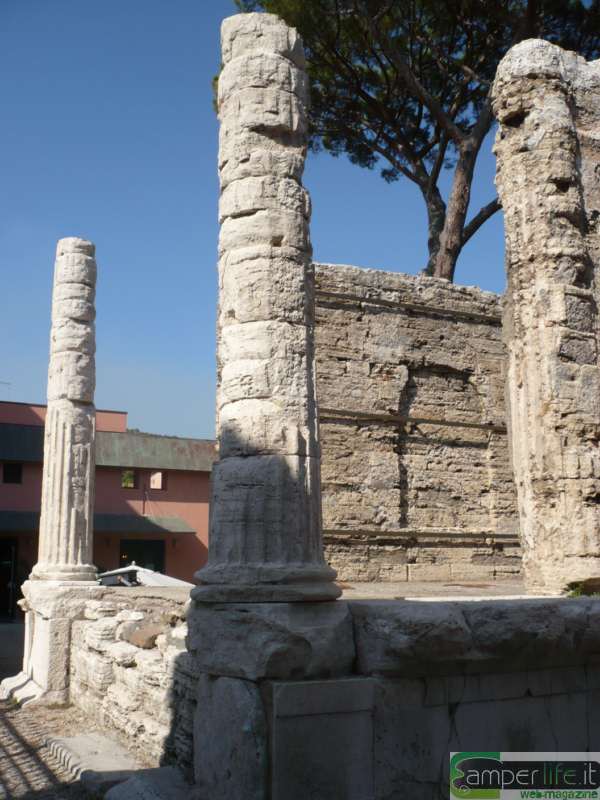 Il Tempio della Sibilla camper cucina tipica piatti tivoli