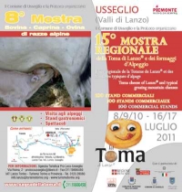Mostra Regionale della Toma di Lanzo e dei Formaggi d'Alpeggio a Usseglio (To)