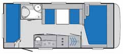 Pianta giorno camper caravan knaus sport 500 qdk pianta giorno