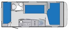 Pianta notte camper caravan knaus sport 500 qdk pianta notte
