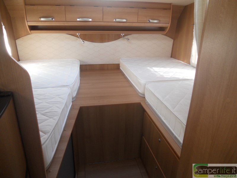 camper plasy P69 P.L.A. letti gemelli
