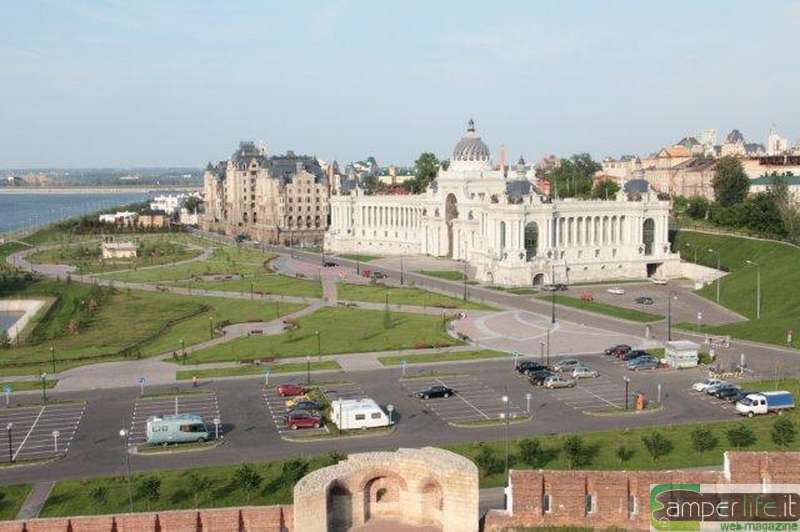 camper Kazan parcheggio ministero agricoltura