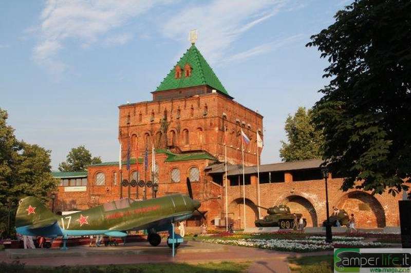 Niznj Novgorod, la fortezza camper Niznj Novgorod fortezza