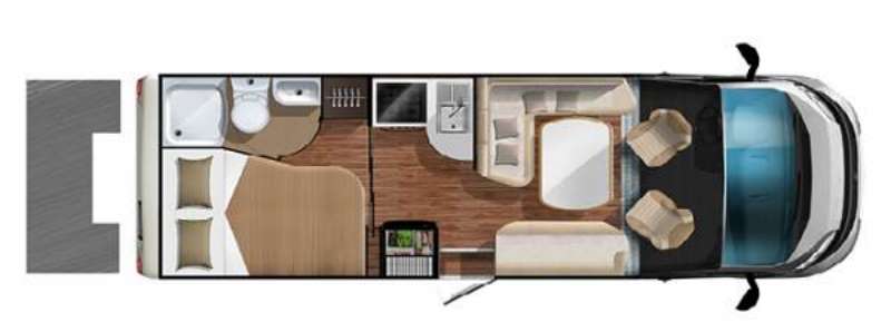 Laika Kreos 3008 camper camperlife rivista camperisti recensioni camper Laika Kreos 3008 semintegrale