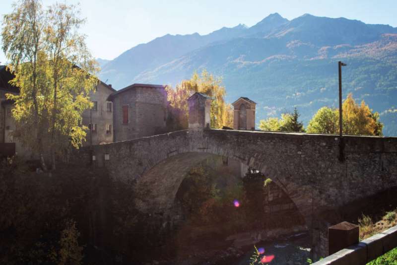 il celebre ponte di Bormio