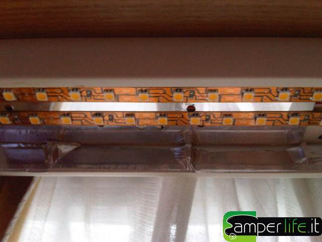 Plafoniere Per Neon A Led : Le mie plafoniere led ex neon camper life
