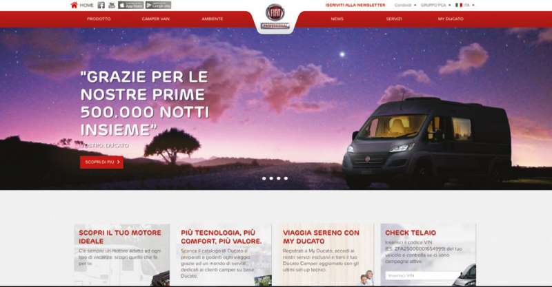 camperlife recensioni camper Fiat Professional