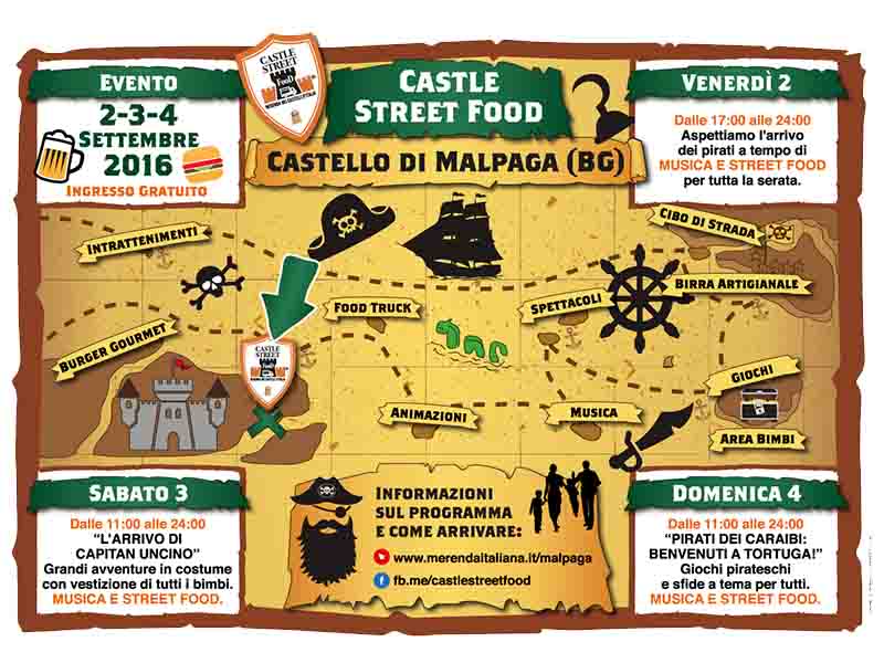 Castle Street Food, Castello di Malpaga, Cavernago (BG)