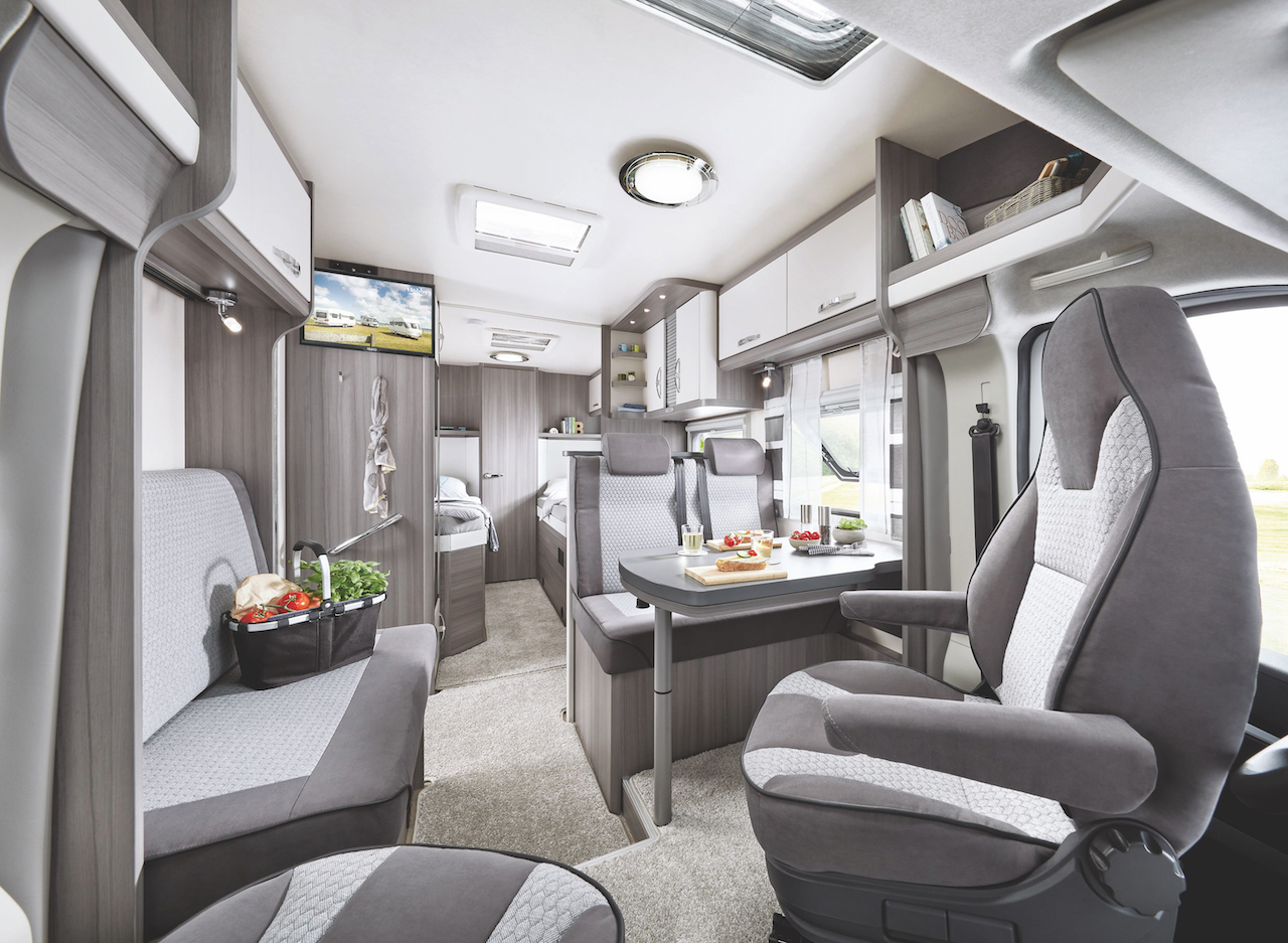 Hobby Optima Ontour T70e lo spazioso living