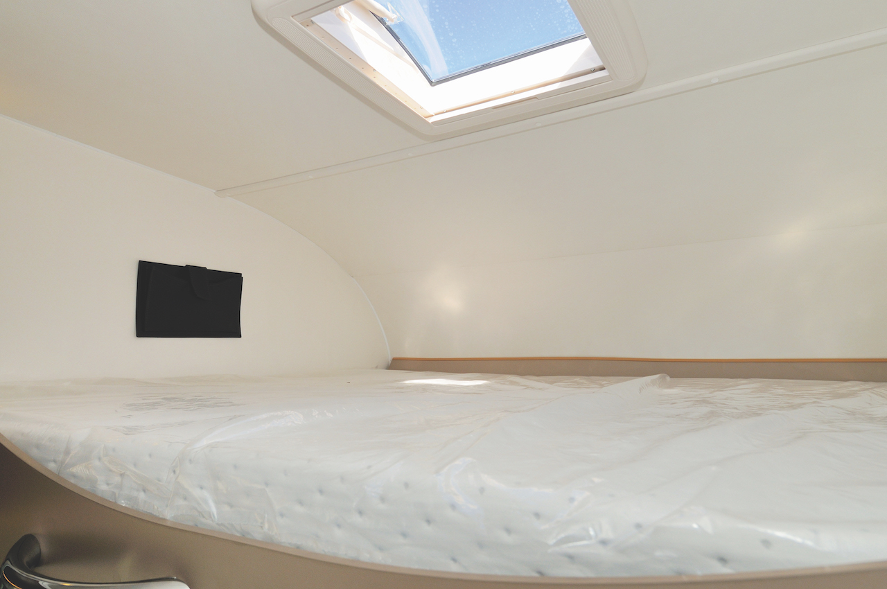 letto camper mansarda