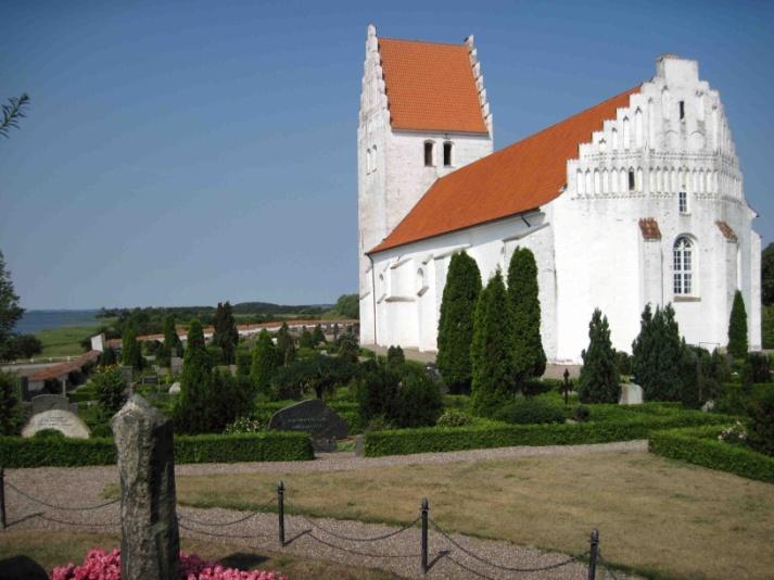 Isola di Bogo, una chiesa camper danimarca bogo chiesa