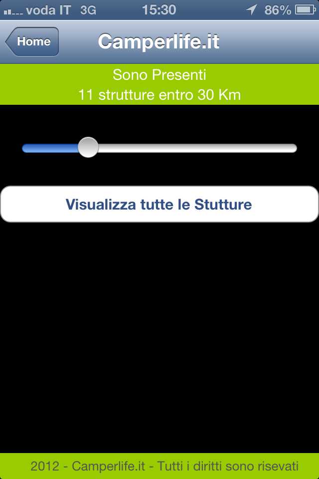 camperlife App aree di sosta