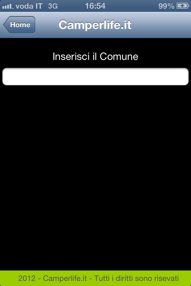 camperlife App aree di sosta