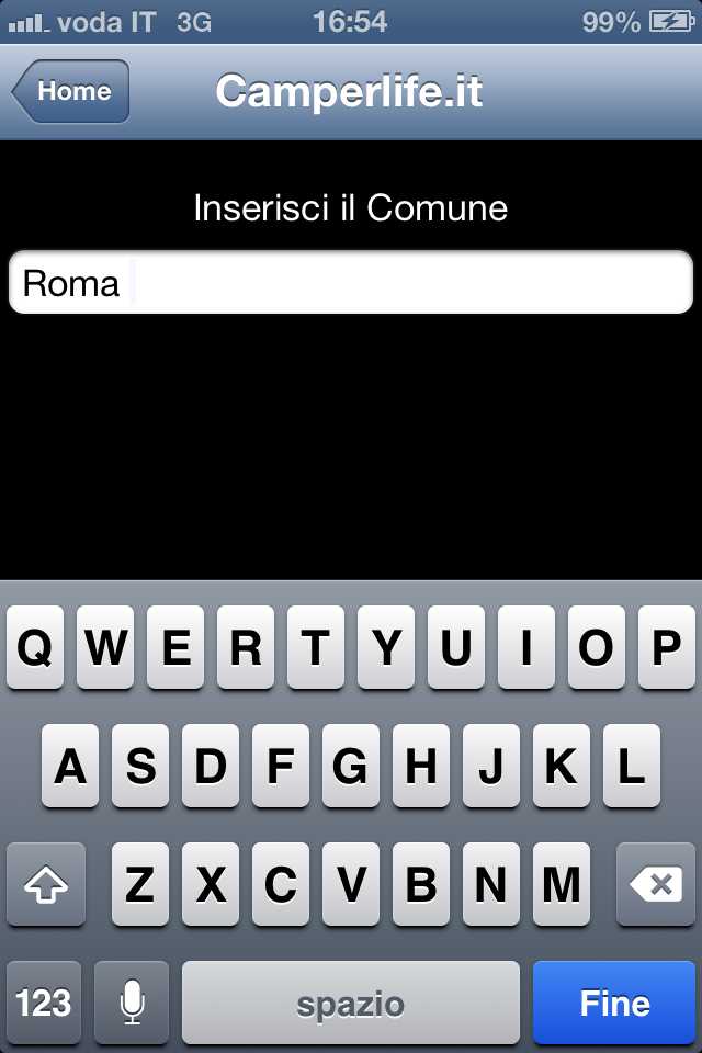 camperlife App aree di sosta