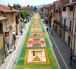 l'Infiorata di Magliano dei Marsi