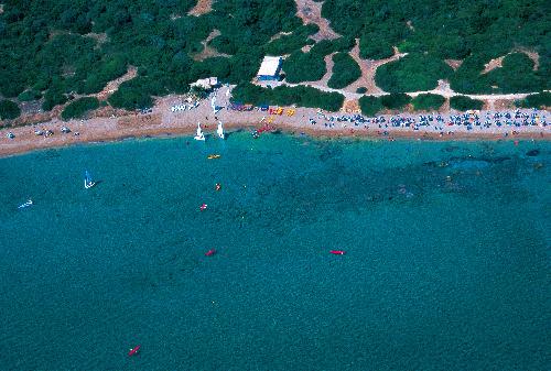 Vista aerea di Isola di Capo Rizzuto camper calabria isola capo rizzuto costa mare