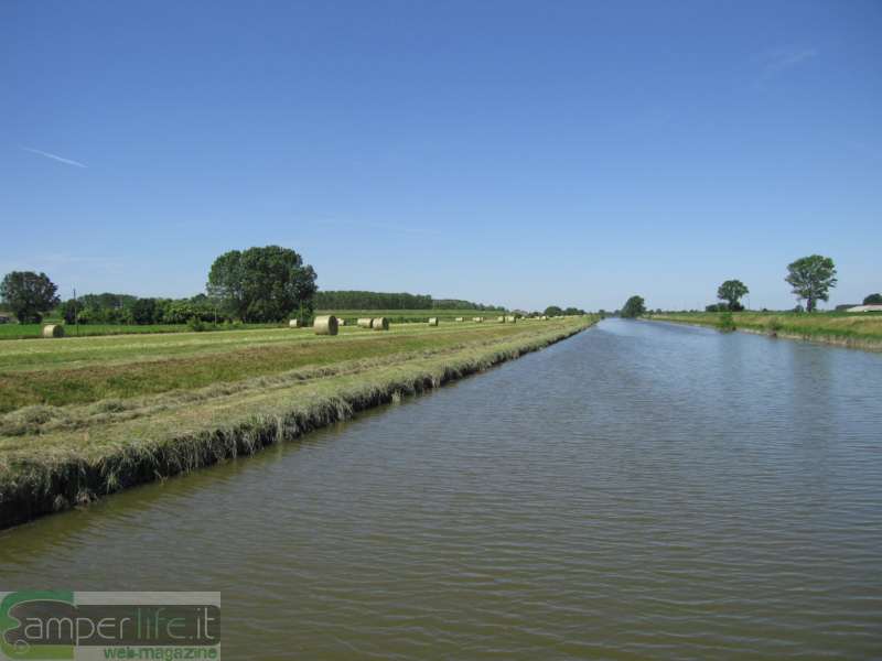 Fiume Secchia camper mantova po fiume secchia