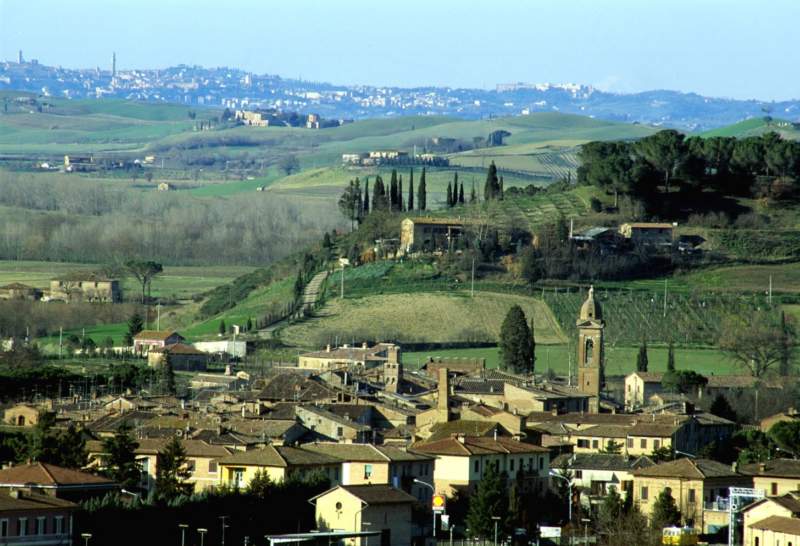 Panorama di Buonconvento Panorama camper buonconvento