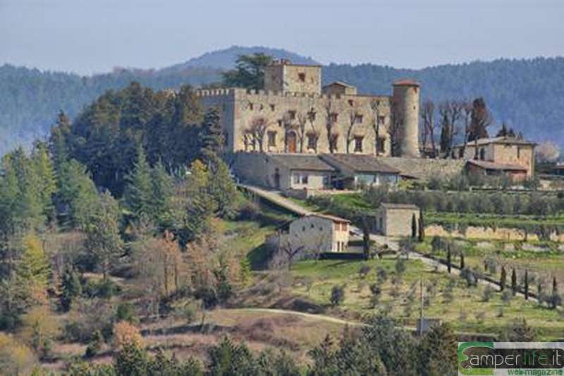 Castello di Meleto camper toscana chianti vino castello meleto