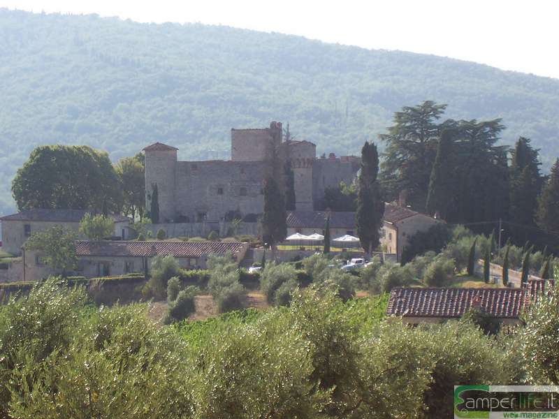 Castello di Meleto camper toscana chianti vino castello meleto gaiole