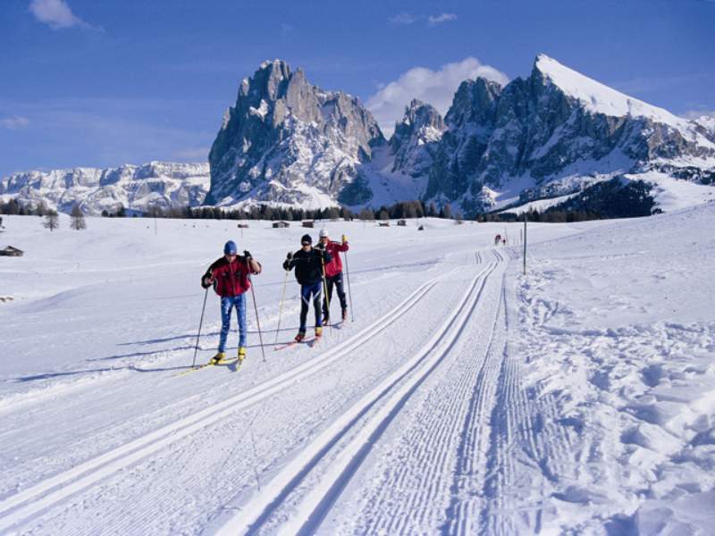 sci di fondo all'Alpe Siusi sci di fondo all'Alpe Siusi