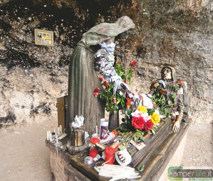 Roccaporena, l'Orto del Miracolo camper umbria valnerina cascia orto miracolo
