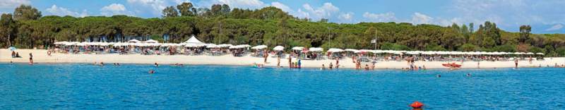 La spiaggia del Centro Vacanze il Salice vista dal mare Centro Vacanze il Salice corigliano calabro spiaggia