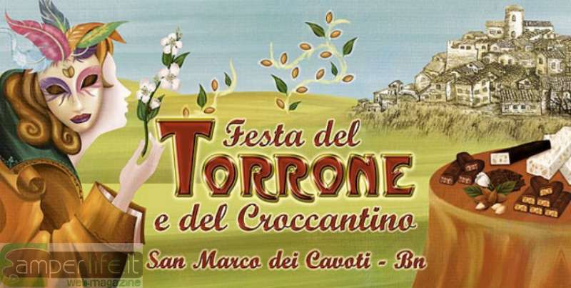 Festa del Torrone e del Croccantino di San Marco dei Cavoti camper natale san marco cavoti
