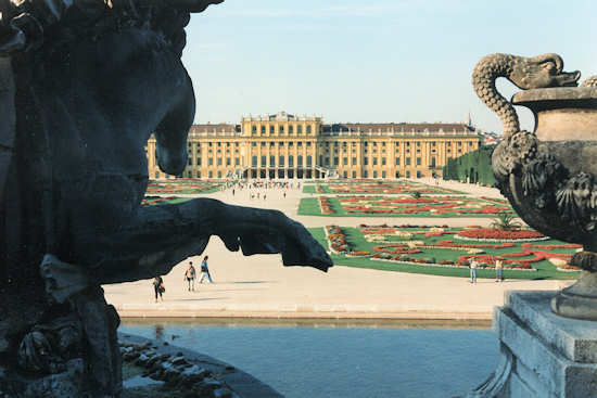 Vista dal Belvedere camper austria vienna belvedere