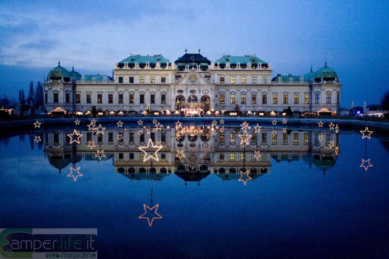 Castello di Belvedere camper austria vienna natale belvedere castello