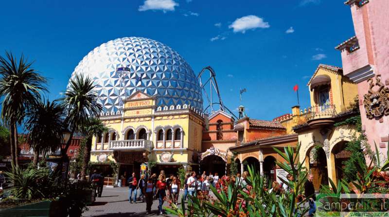 Europa Park, l'area Italia camper europa park germania Rust italia