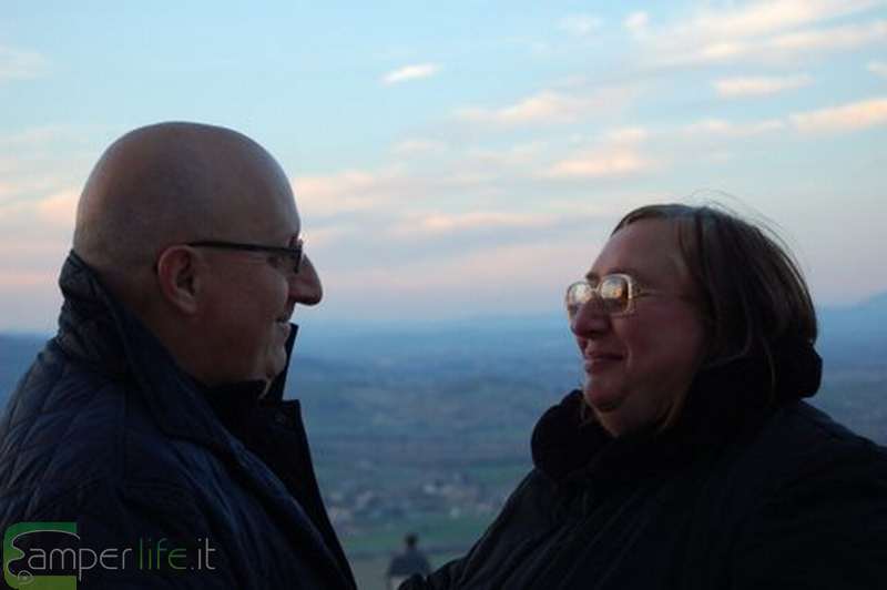 Italo e Giuseppina Italo Giuseppina camper matrimonio nozze d'argento