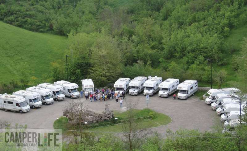 I camper degli Ecovippari all'interno del Riserva Naturale delle Salse di Nirano camper Ecovippari Fiorano Modenese