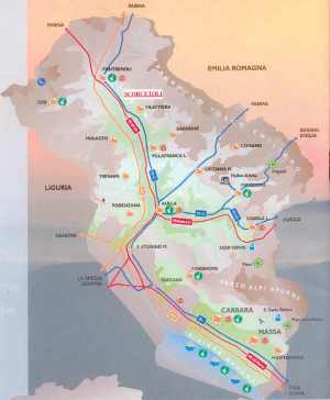 camper emilia romagna appennino parma mappa parco