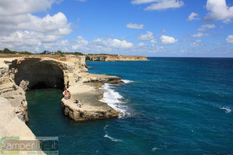 La costa di Otranto, nel Salento - ph Enzo Calvani camper puglia salento mare