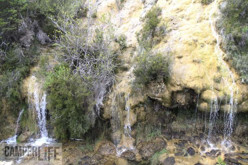 Le cascate di ''Lequarci'' camper ulassai sardegna club camperisti sardi cascate leguarci