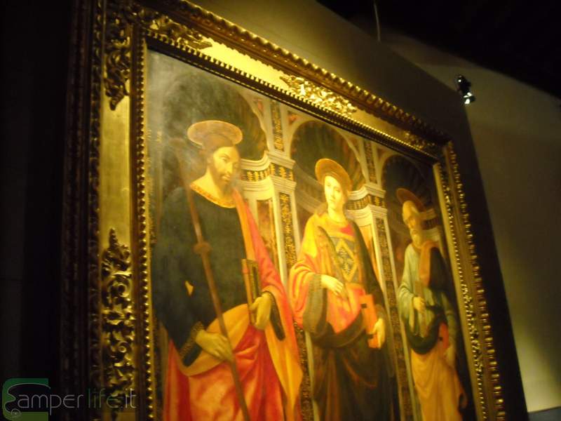 Ghirlandaio: i Santi Jacopo, Stefano e Pietro