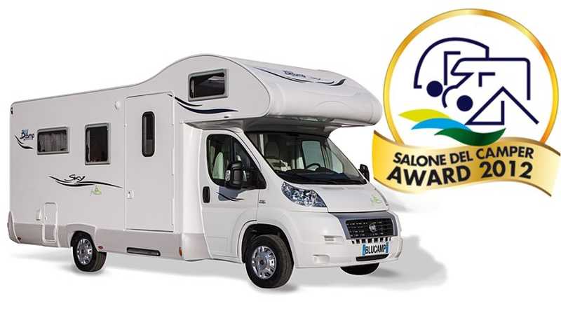 Sky Free di Blucamp, vincitore del Salone del Camper Award 2012 camper parma salone blucamp sky free disabili